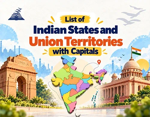 List of Indian States and Union Territories with Capitals-Presidency School Banashankari