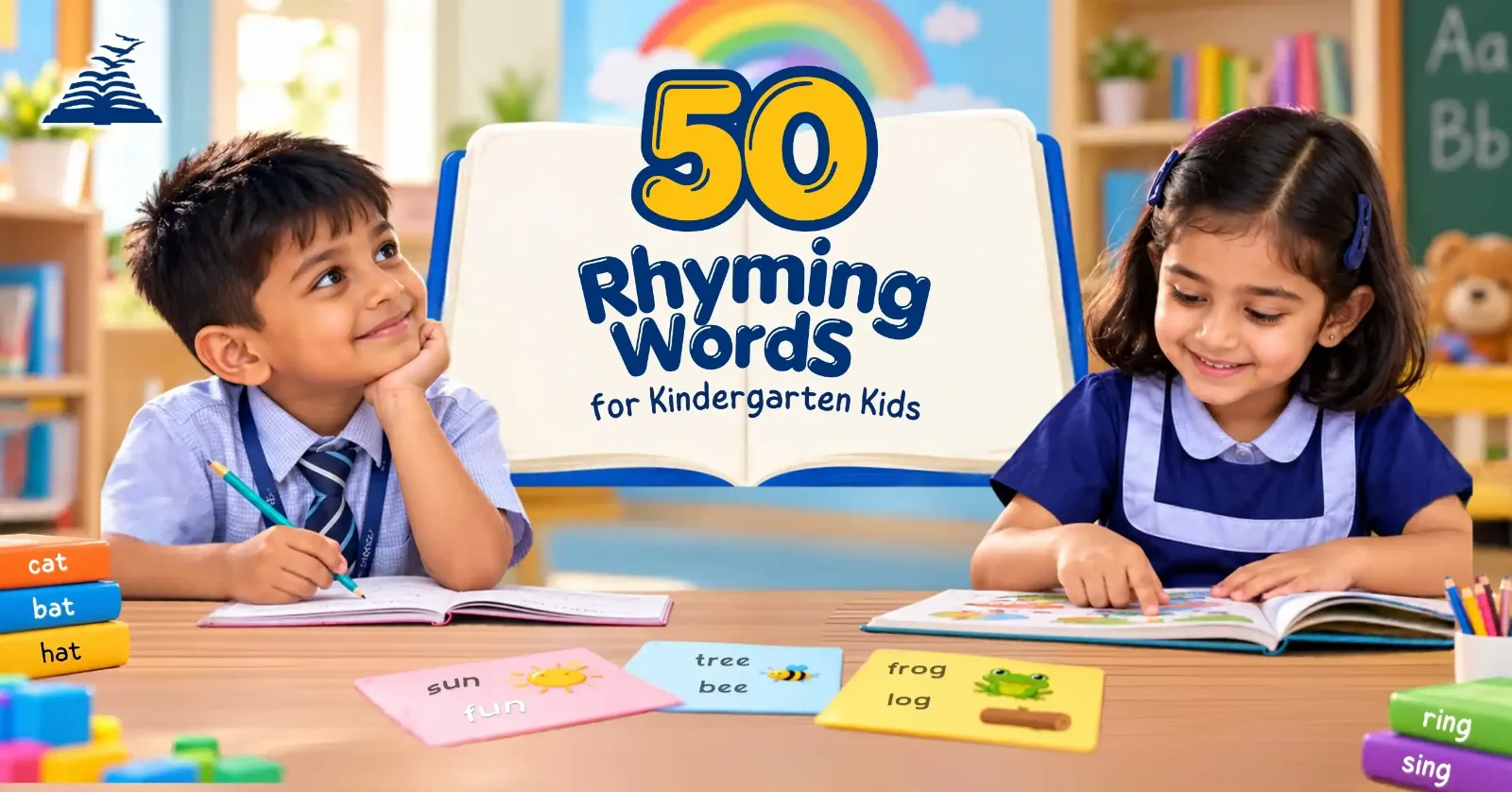 50 Rhyming Words for Kindergarten Kids-Presidency School Banashankari